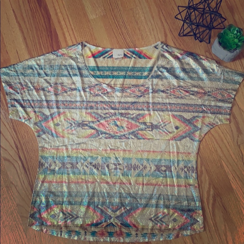 Aztec Foil Top